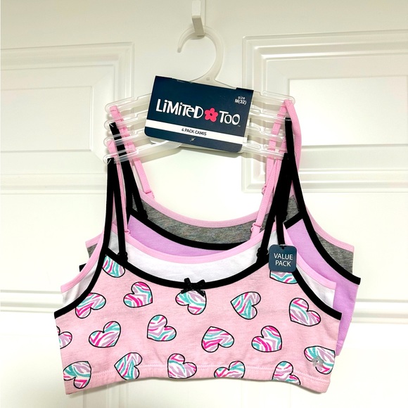 Limited Too Other - Limited Too - 4 Pack Girls Cami Bralette